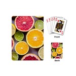 Oranges, Grapefruits, Lemons, Limes, Fruits Playing Cards Single Design (Mini) Back