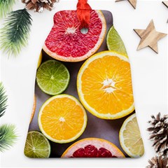 Oranges, Grapefruits, Lemons, Limes, Fruits Bell Ornament (two Sides) by nateshop