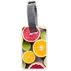 Oranges, Grapefruits, Lemons, Limes, Fruits Luggage Tag (one Side) by nateshop