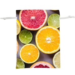 Oranges, Grapefruits, Lemons, Limes, Fruits Lightweight Drawstring Pouch (xl) by nateshop