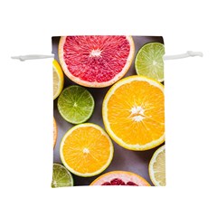 Oranges, Grapefruits, Lemons, Limes, Fruits Lightweight Drawstring Pouch (s)