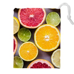 Oranges, Grapefruits, Lemons, Limes, Fruits Drawstring Pouch (4xl) by nateshop