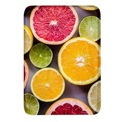 Oranges, Grapefruits, Lemons, Limes, Fruits Rectangular Glass Fridge Magnet (4 Pack) by nateshop