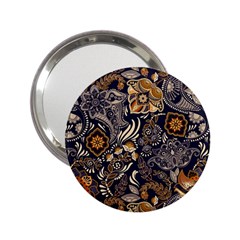 Paisley Texture, Floral Ornament Texture 2 25  Handbag Mirrors by nateshop