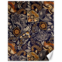 Paisley Texture, Floral Ornament Texture Canvas 18  X 24  by nateshop