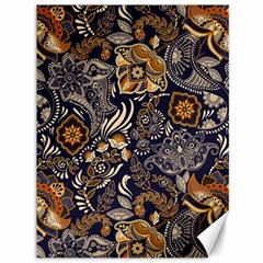 Paisley Texture, Floral Ornament Texture Canvas 36  X 48  by nateshop