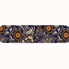 Paisley Texture, Floral Ornament Texture Large Bar Mat by nateshop