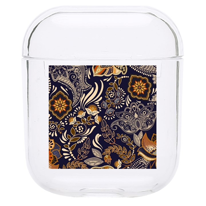 Paisley Texture, Floral Ornament Texture Hard PC AirPods 1/2 Case