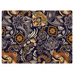 Paisley Texture, Floral Ornament Texture Premium Plush Fleece Blanket (Extra Small) 40 x30  Blanket Front