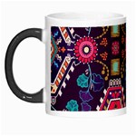 Pattern, Ornament, Motif, Colorful Morph Mug Left