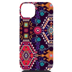 Pattern, Ornament, Motif, Colorful Iphone 14 Plus Black Uv Print Case by nateshop