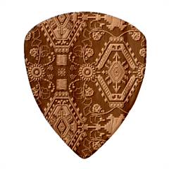 Pattern, Ornament, Motif, Colorful Wood Guitar Pick (set Of 10) by nateshop