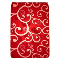 Patterns, Corazones, Texture, Red, Removable Flap Cover (s) by nateshop