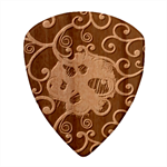 Patterns, Corazones, Texture, Red, Wood Guitar Pick (Set of 10) Front