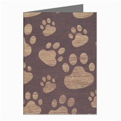 Paws Patterns, Creative, Footprints Patterns Greeting Cards (pkg Of 8) by nateshop