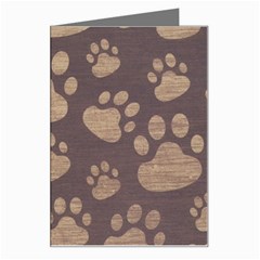 Paws Patterns, Creative, Footprints Patterns Greeting Card by nateshop