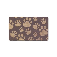 Paws Patterns, Creative, Footprints Patterns Magnet (name Card) by nateshop