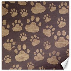 Paws Patterns, Creative, Footprints Patterns Canvas 20  X 20  by nateshop