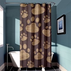 Paws Patterns, Creative, Footprints Patterns Shower Curtain 36  X 72  (stall)  by nateshop