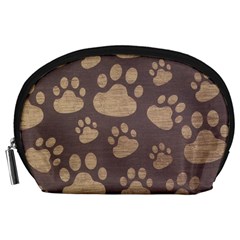 Paws Patterns, Creative, Footprints Patterns Accessory Pouch (large) by nateshop