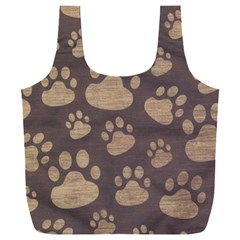 Paws Patterns, Creative, Footprints Patterns Full Print Recycle Bag (xxl) by nateshop