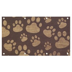 Paws Patterns, Creative, Footprints Patterns Banner And Sign 7  X 4  by nateshop