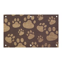 Paws Patterns, Creative, Footprints Patterns Banner And Sign 5  X 3  by nateshop