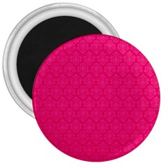 Pink Pattern, Abstract, Background, Bright, Desenho 3  Magnets by nateshop