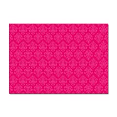 Pink Pattern, Abstract, Background, Bright, Desenho Sticker A4 (10 Pack)