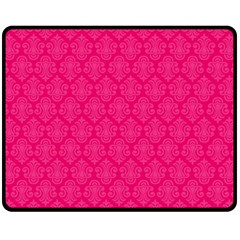 Pink Pattern, Abstract, Background, Bright, Desenho Fleece Blanket (medium) by nateshop