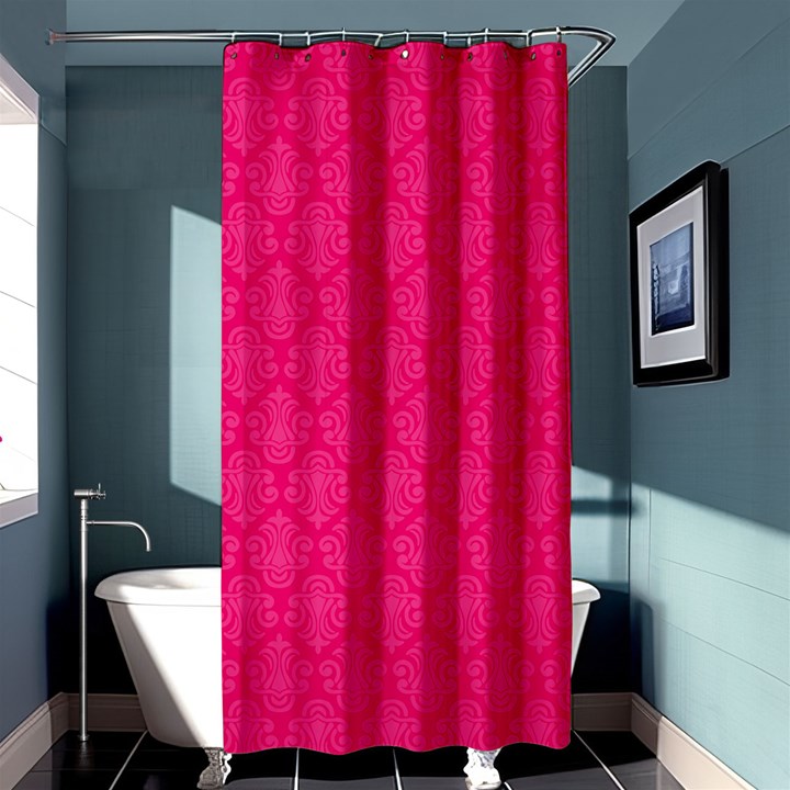 Pink Pattern, Abstract, Background, Bright, Desenho Shower Curtain 36  x 72  (Stall) 