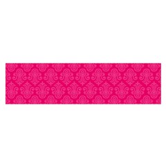 Pink Pattern, Abstract, Background, Bright, Desenho Oblong Satin Scarf (16  X 60 ) by nateshop