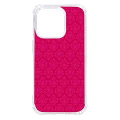 Pink Pattern, Abstract, Background, Bright, Desenho Iphone 14 Pro Tpu Uv Print Case by nateshop