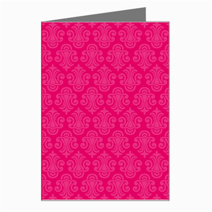 Pink Pattern, Abstract, Background, Bright, Desenho Greeting Card