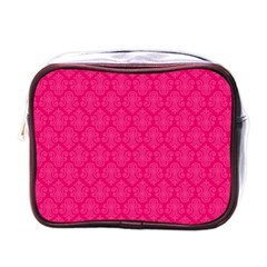 Pink Pattern, Abstract, Background, Bright, Desenho Mini Toiletries Bag (one Side) by nateshop