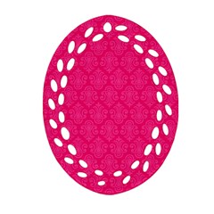 Pink Pattern, Abstract, Background, Bright, Desenho Ornament (oval Filigree)