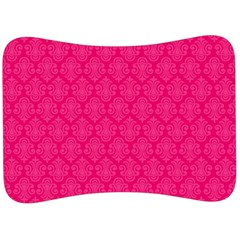 Pink Pattern, Abstract, Background, Bright, Desenho Velour Seat Head Rest Cushion by nateshop