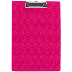 Pink Pattern, Abstract, Background, Bright, Desenho A4 Acrylic Clipboard by nateshop