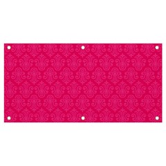 Pink Pattern, Abstract, Background, Bright, Desenho Banner And Sign 4  X 2  by nateshop