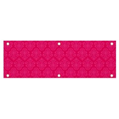 Pink Pattern, Abstract, Background, Bright, Desenho Banner And Sign 6  X 2  by nateshop