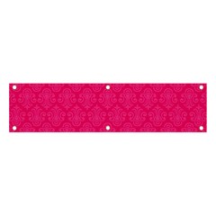 Pink Pattern, Abstract, Background, Bright, Desenho Banner And Sign 4  X 1  by nateshop