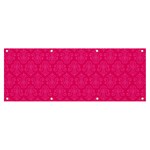 Pink Pattern, Abstract, Background, Bright, Desenho Banner and Sign 8  x 3  Front