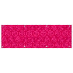 Pink Pattern, Abstract, Background, Bright, Desenho Banner And Sign 9  X 3  by nateshop