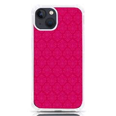 Pink Pattern, Abstract, Background, Bright, Desenho Iphone 13 Tpu Uv Print Case by nateshop