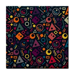 Random, Abstract, Forma, Cube, Triangle, Creative Tile Coaster