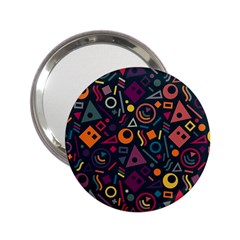 Random, Abstract, Forma, Cube, Triangle, Creative 2 25  Handbag Mirrors