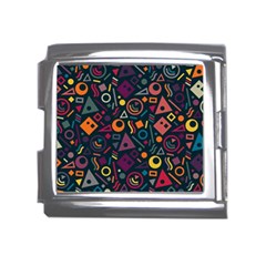 Random, Abstract, Forma, Cube, Triangle, Creative Mega Link Italian Charm (18mm)