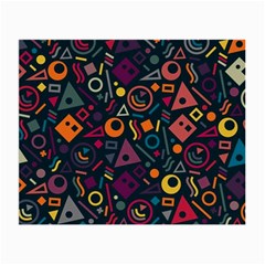 Random, Abstract, Forma, Cube, Triangle, Creative Small Glasses Cloth