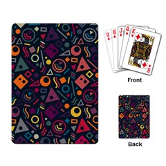 Random, Abstract, Forma, Cube, Triangle, Creative Playing Cards Single Design (rectangle)