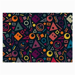 Random, Abstract, Forma, Cube, Triangle, Creative Large Glasses Cloth (2 Sides)